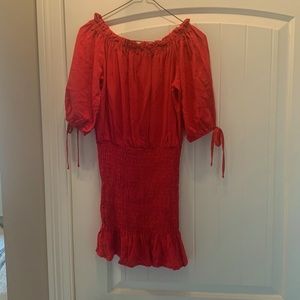 Nic & Jo Red Mini Dress NWT